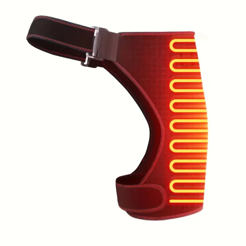 Envoltura térmica para hombros - Masajeador con almohadilla térmica para hombros con 3 configuraciones de vibración y calor
