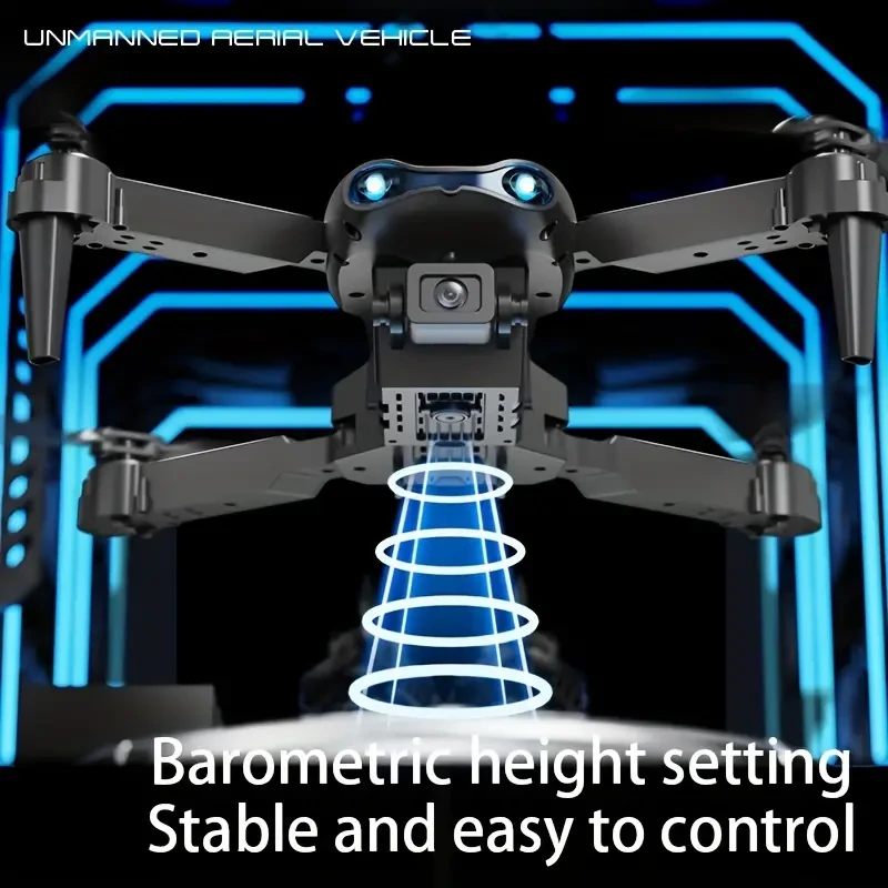 Dron RC profesional E99 K3 con cámara dual: plegado doble, retención de altura y control remoto
