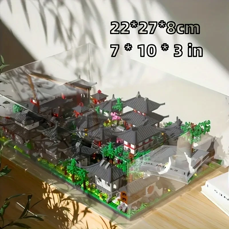 Rompecabezas 3D de sabiduría antigua oriental de más de 5530 piezas - Conjunto de arquitectura de jardines de Suzhou