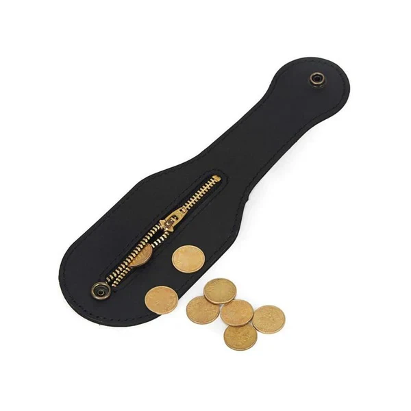 Monedero antipérdida con cinturón vintage para hombre