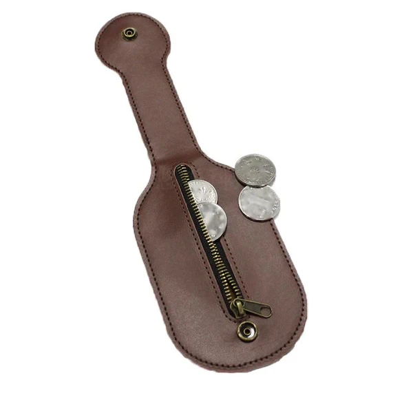 Monedero antipérdida con cinturón vintage para hombre