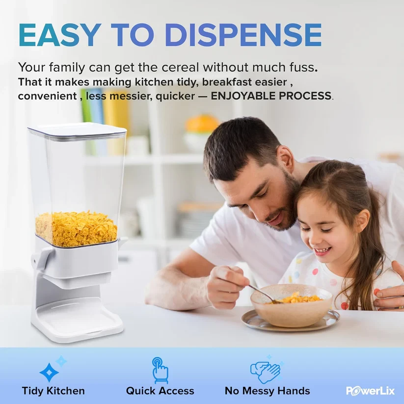 Dispensador de cereales Easy Dispense | Gran capacidad y almacenamiento higiénico