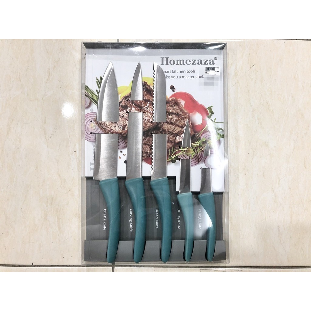 Cuchillo de cocina HomeZaza Acero 5 piezas