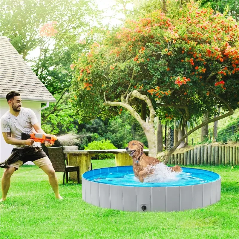Piscina para perros Costoffs: bañera portátil y plegable para perros y gatos, tamaño XXL