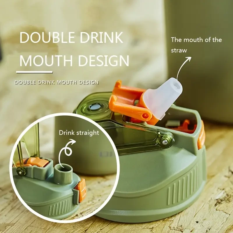 Termo de alta resistencia - Botellas de agua aisladas (50,72 oz/84,54 oz) para bebidas frías y calientes