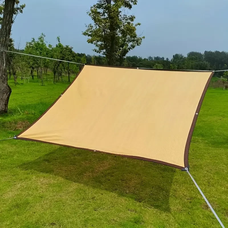 Red de protección solar encriptada para patio, balcón y jardín - Vela de protección solar gruesa para plantas y animales
