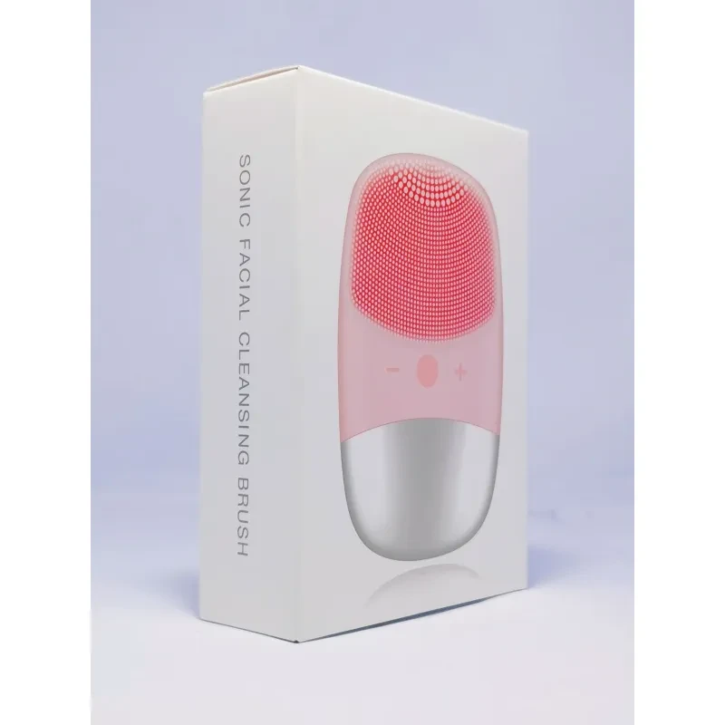 Mini cepillo limpiador facial eléctrico de silicona