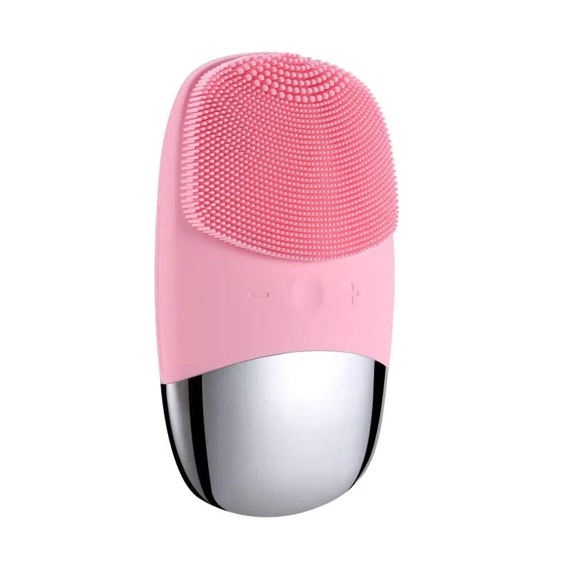 Mini cepillo limpiador facial eléctrico de silicona