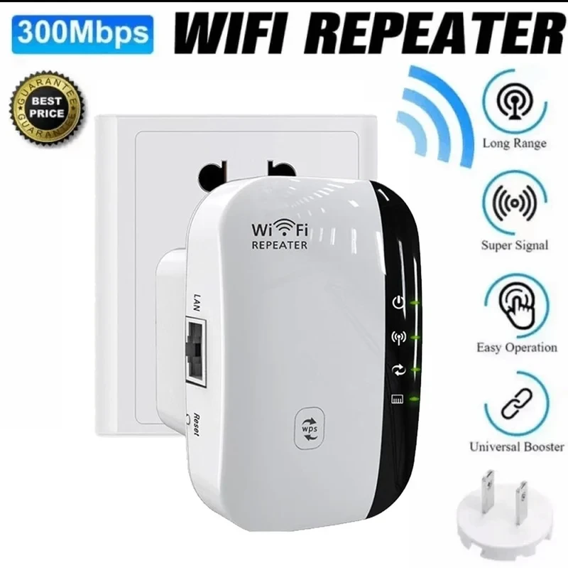 AMPLIFICADOR DE SEÑAL WIFI (Amplia cobertura, a través de la pared)