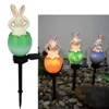 Luz de césped de conejo de concha rota de PascuaLuz de césped de conejo de concha rota de Pascua