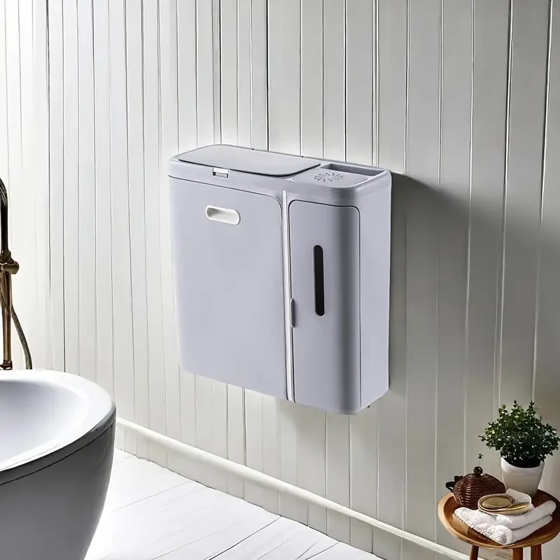 Papelera de pared multifunción para cocina y baño