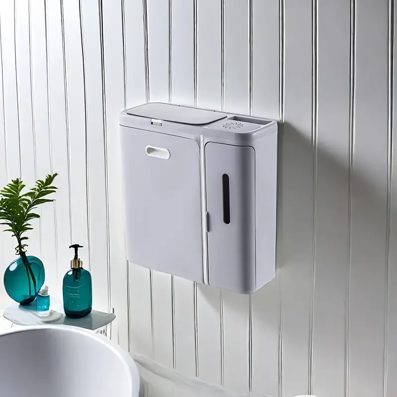 Papelera de pared multifunción para cocina y baño