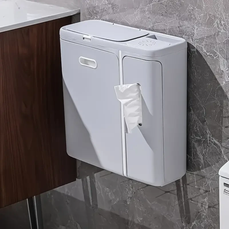 Papelera de pared multifunción para cocina y baño