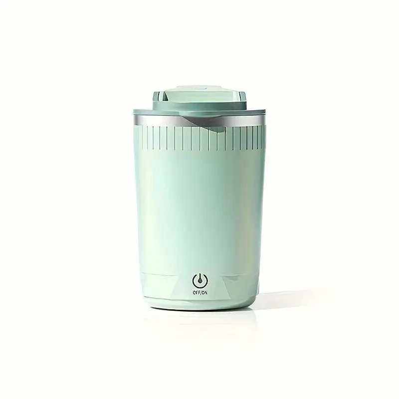 Taza de café con agitación magnética - Eléctrica de acero inoxidable para proteína en polvo