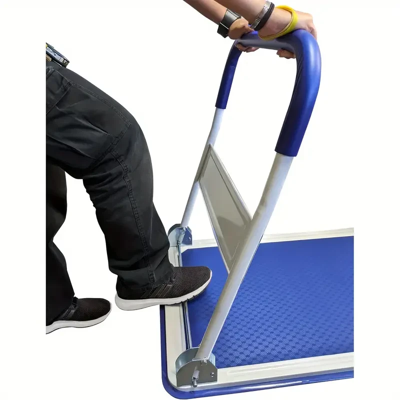 Carrito de empuje plegable mejorado - Capacidad de 330 lb