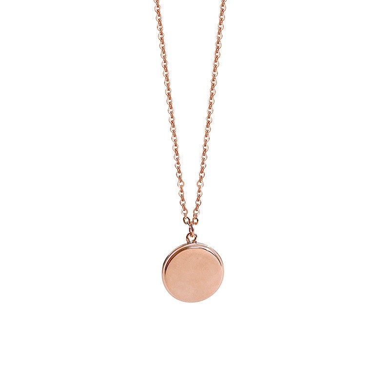 Collar de plata pura para mujer niña