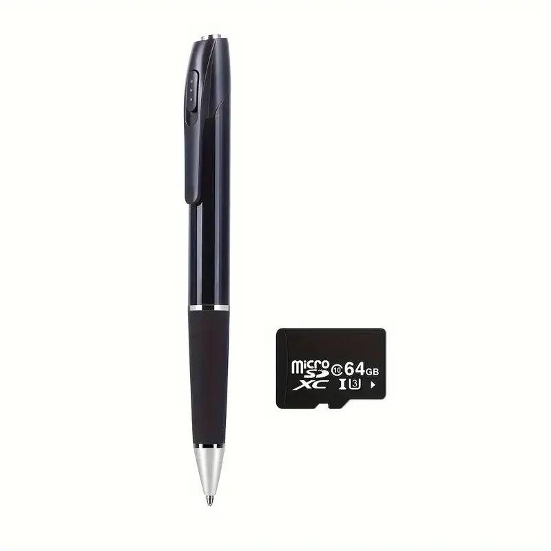Mini cámara de seguridad tipo bolígrafo Full HD 1080P: portátil y con grabación local