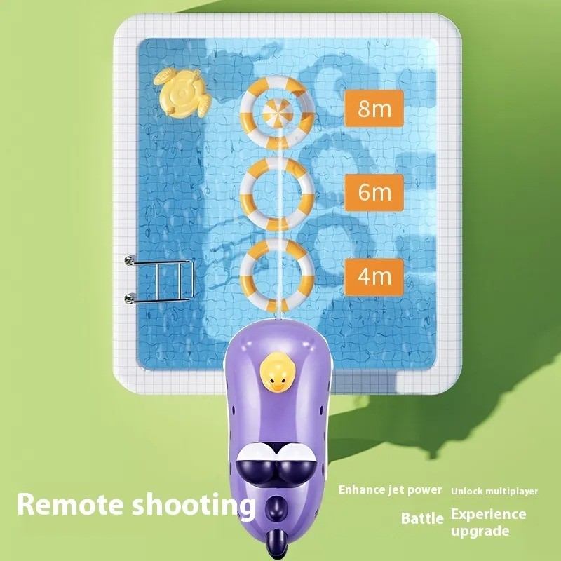 Pistola de agua eléctrica de dibujos animados para niños
