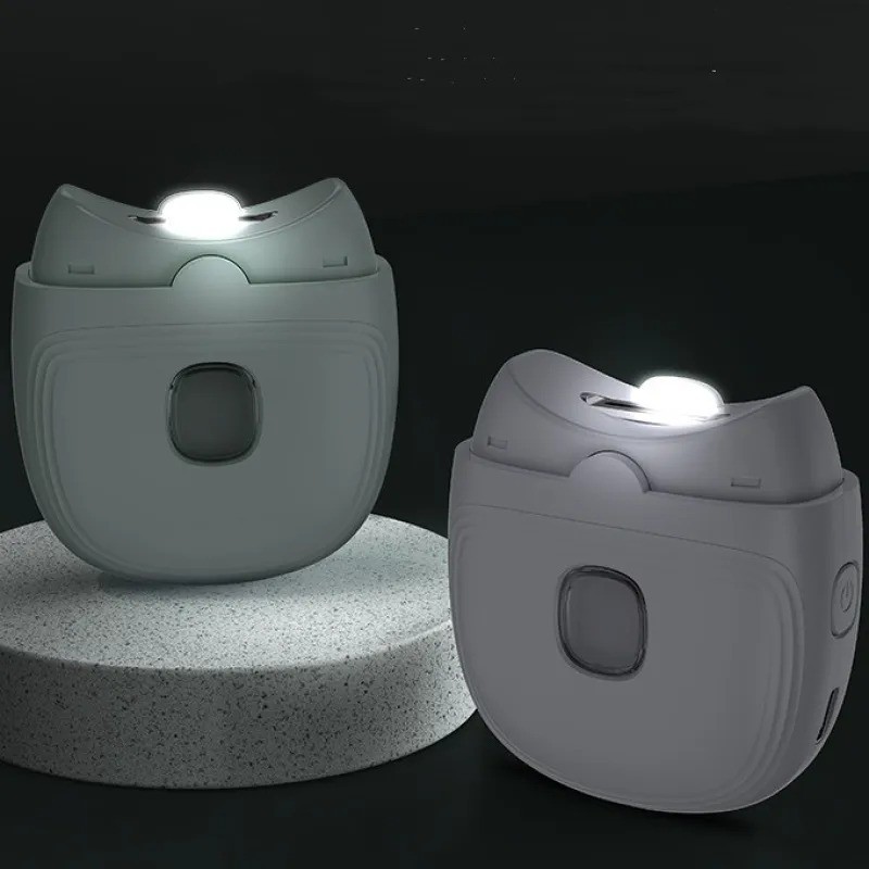 Tijeras de uñas eléctricas recargables con luz