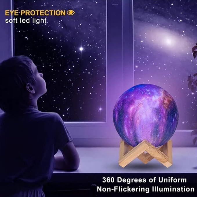 Lámpara de luna galáctica
