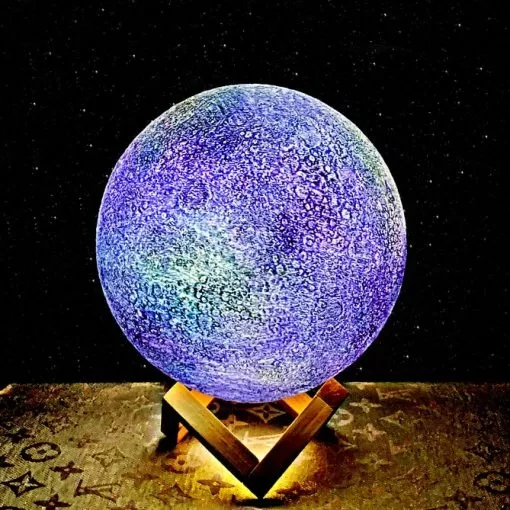 Lámpara de luna galáctica