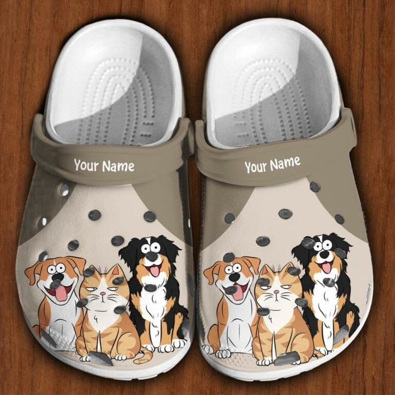 Zuecos de gato personalizados con detalle de pata para amantes de las mascotas