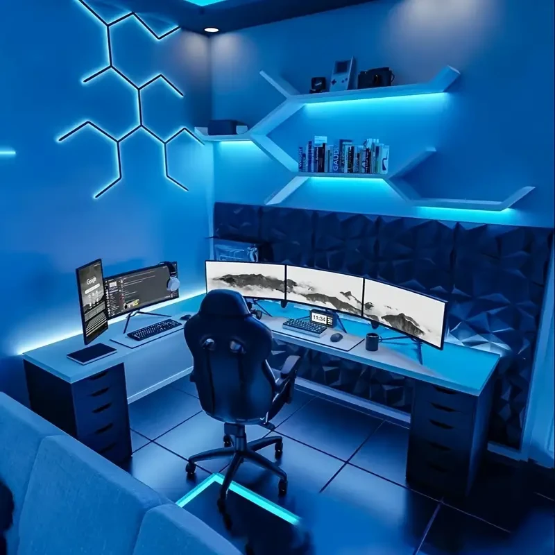 Tira de luz LED que cambia de color: control remoto y temporizador