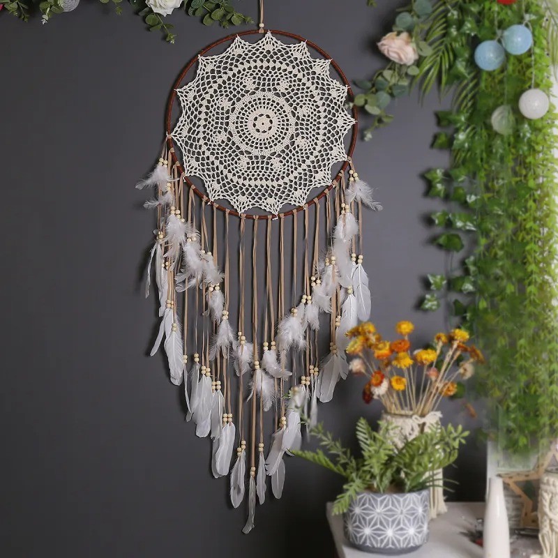 Atrapasueños bohemio - Decoración colgante para habitación