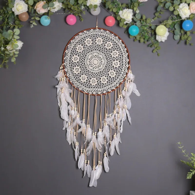 Atrapasueños bohemio - Decoración colgante para habitación