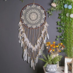 Atrapasueños bohemio - Decoración colgante para habitación