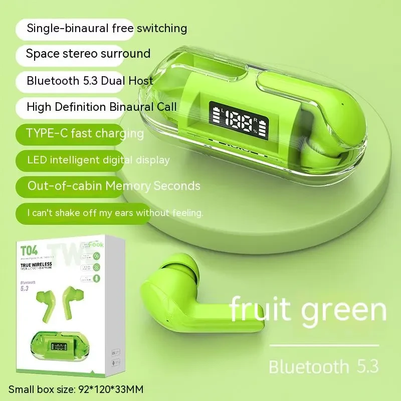 Auriculares Bluetooth inalámbricos con pantalla digital