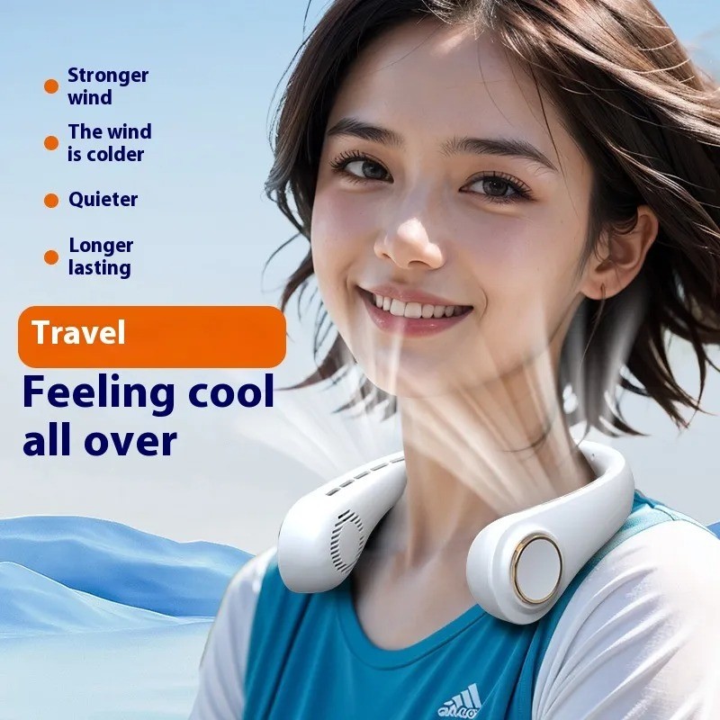 Ventilador portátil con pantalla digital para exteriores