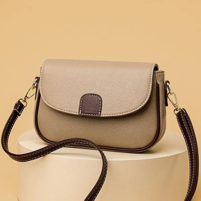 Bolsos de hombro con solapa de moda para mujer