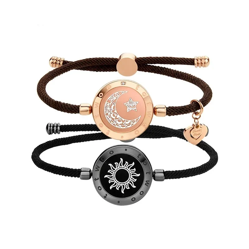 Pulsera de pareja con sensor inteligente Sol-Luna
