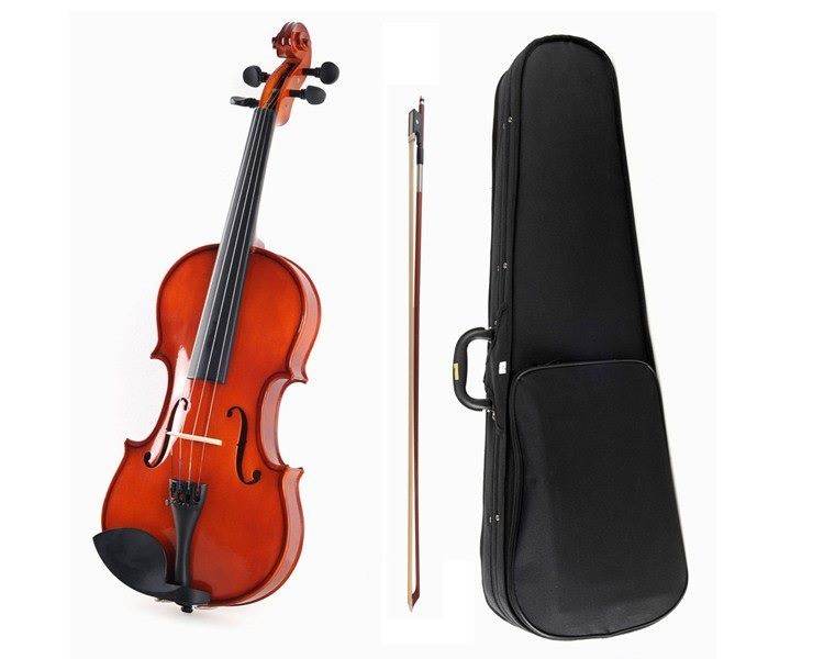 Violín acústico de madera maciza 1