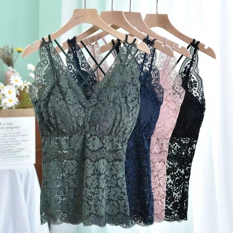 Camisola de verano para mujer, fina, con almohadilla para el pecho, push up, talla grande