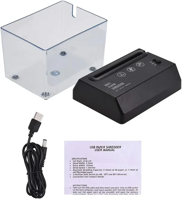 Destructora de papel automática A6