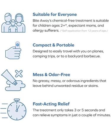 Alivio de picaduras de insectos. Curador de picaduras de insectos. Alivio natural no tóxico de la picazón y la hinchazón causadas por picaduras de mosquitos.