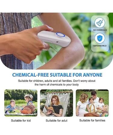 Alivio de picaduras de insectos. Curador de picaduras de insectos. Alivio natural no tóxico de la picazón y la hinchazón causadas por picaduras de mosquitos.