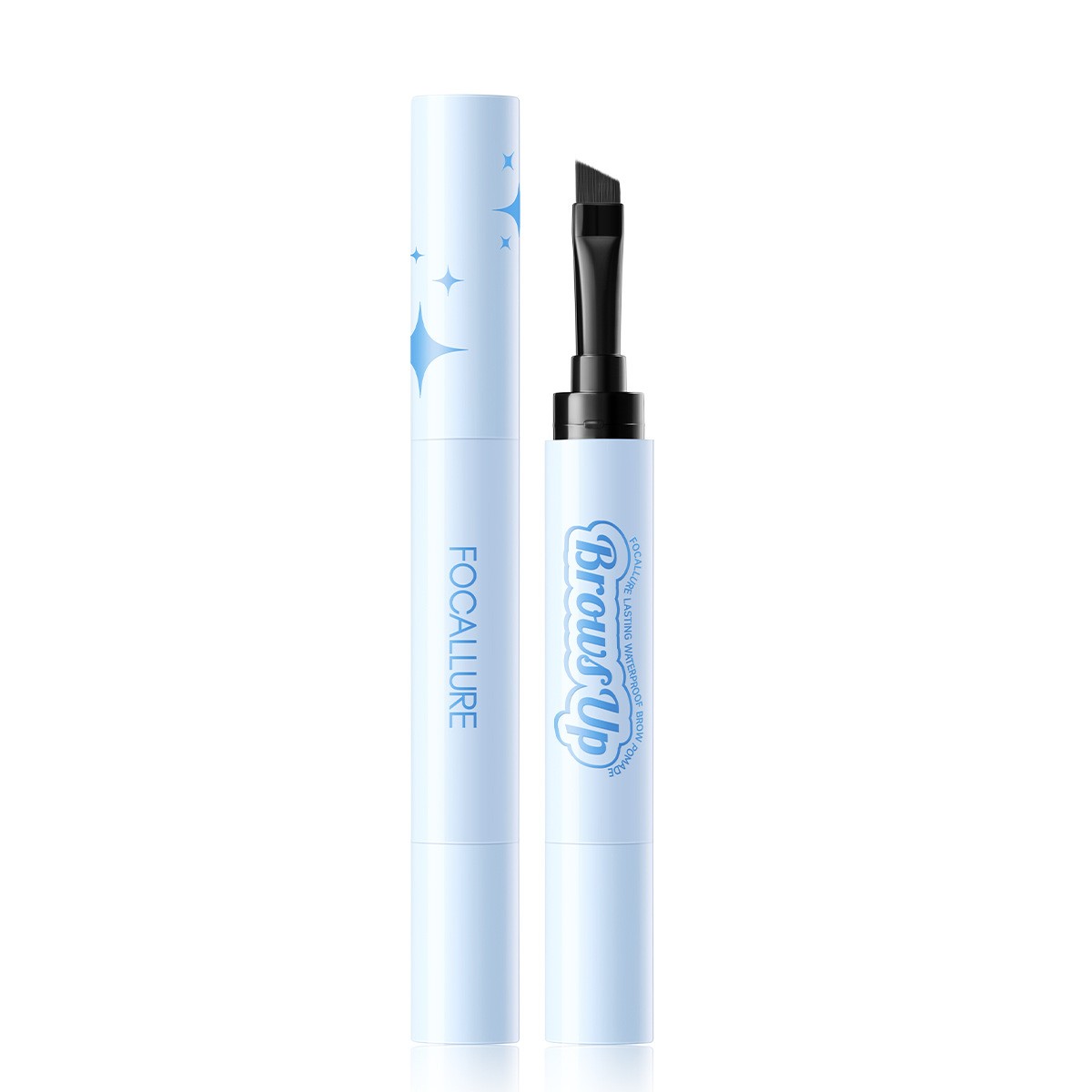 Lápiz delineador de ojos en crema y gel para cejas 3D 2 en 1