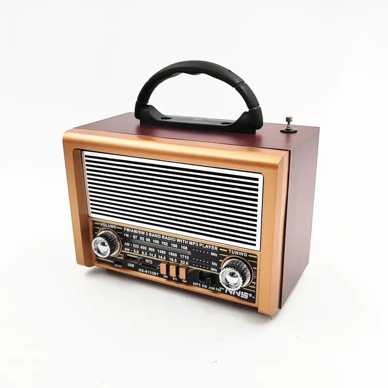 Radio retro y altavoz inalámbrico AM/FM/SW con tecnología TWS Wireless 5.0