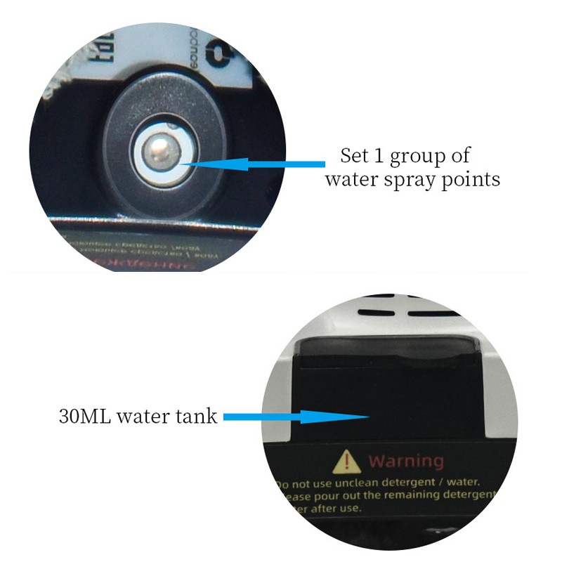 Robot limpiacristales con pulverizador de agua: limpiador de cristales inteligente de gran altura con motor sin escobillas de doble cara