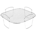 Rejilla multifuncional para asar: compatible con freidoras de aire, deshidratadores y parrillas para barbacoa.