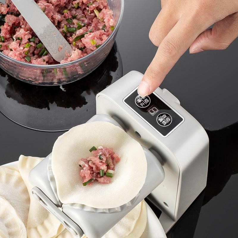 Máquina automática para hacer empanadillas, prensa manual automática para el hogar, molde para pierogi, herramienta fácil de usar para cocina.
