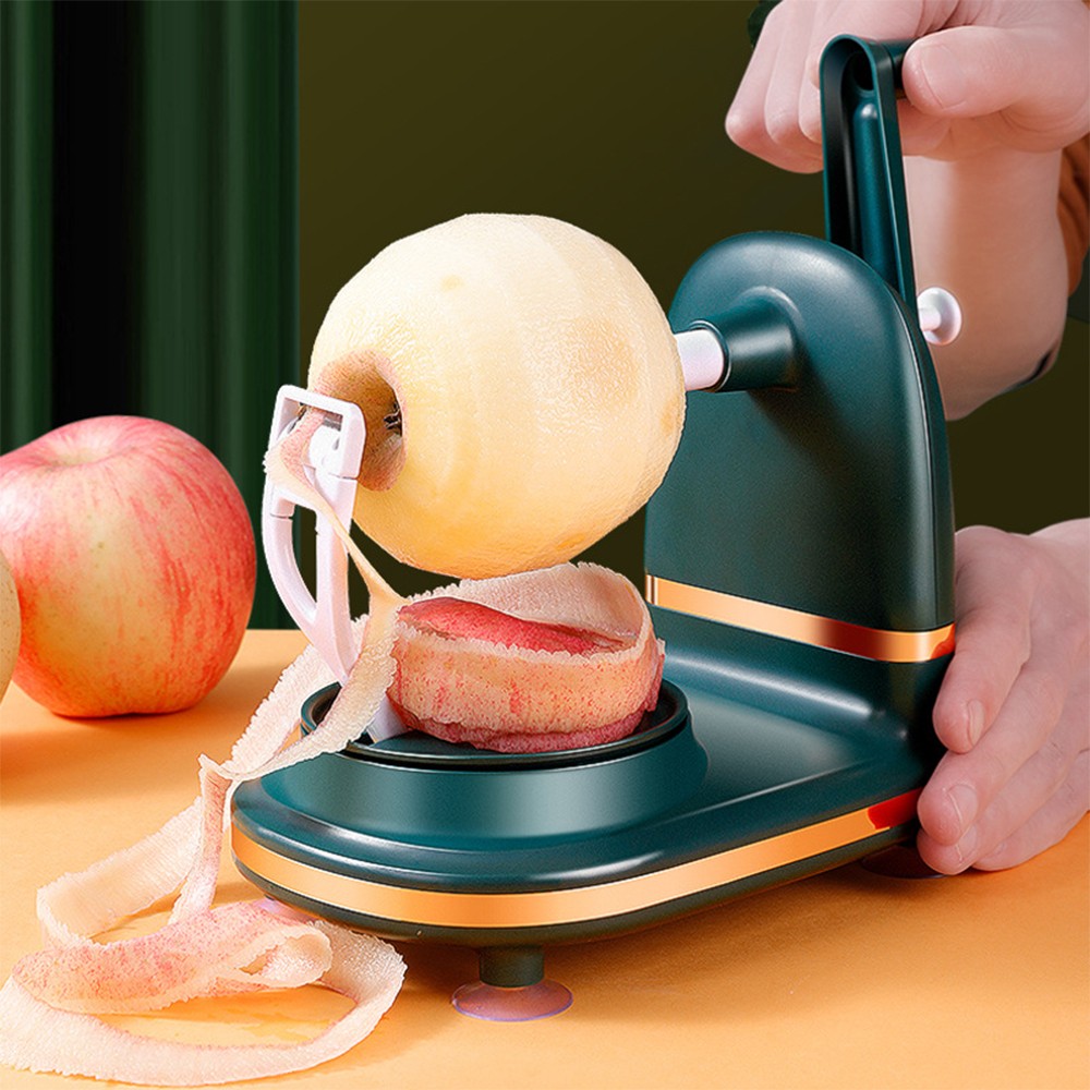 Pelador de manzanas manual giratorio de cocina