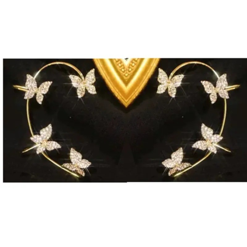 Joyería de moda con clip y gancho para la oreja de mariposa