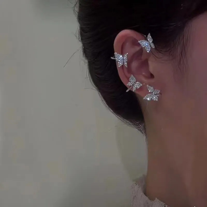 Joyería de moda con clip y gancho para la oreja de mariposa