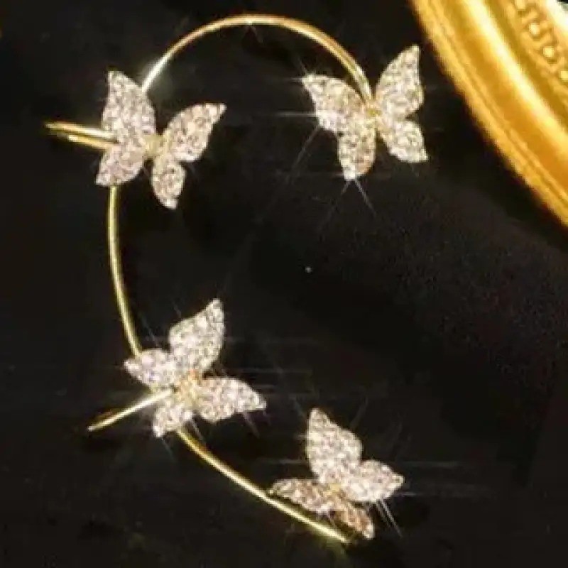 Joyería de moda con clip y gancho para la oreja de mariposa