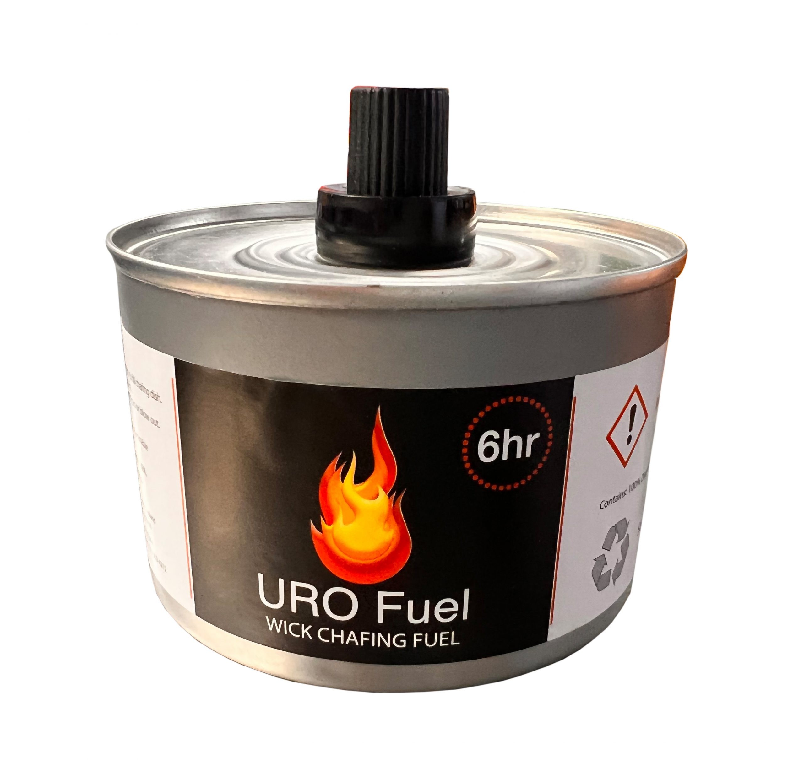 Quemador de combustible para plato de calentamiento