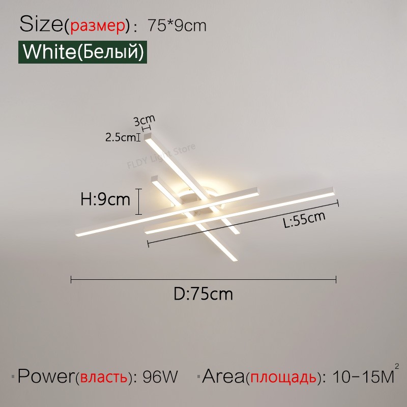 Lámpara de techo LED nórdica moderna 2024: lámpara de araña para sala de estar, comedor y dormitorio